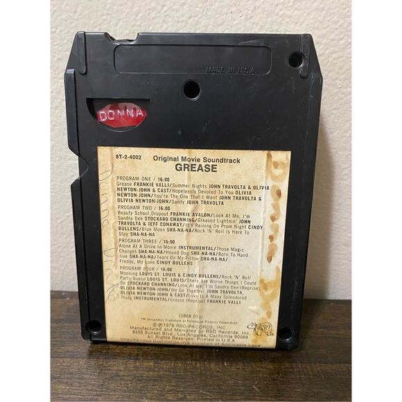 Vintage Grease soundtrack 8 track - Picture 2 of 4